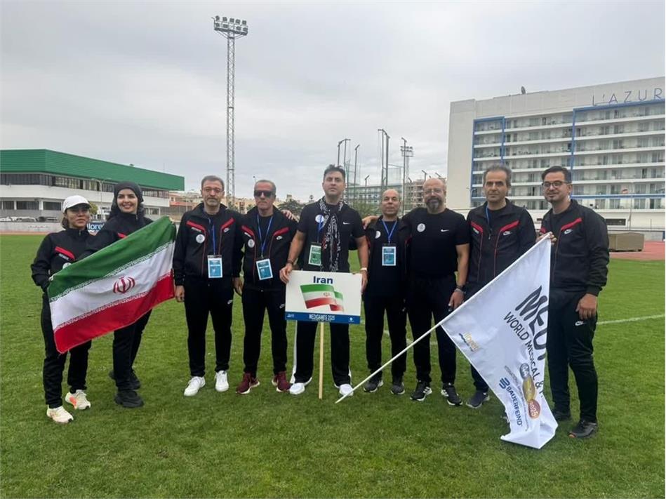 مدال برنز رشته دو نیمه ماراتن اسپانیا بر گردن بازنشسته آذربایجان‌شرقی