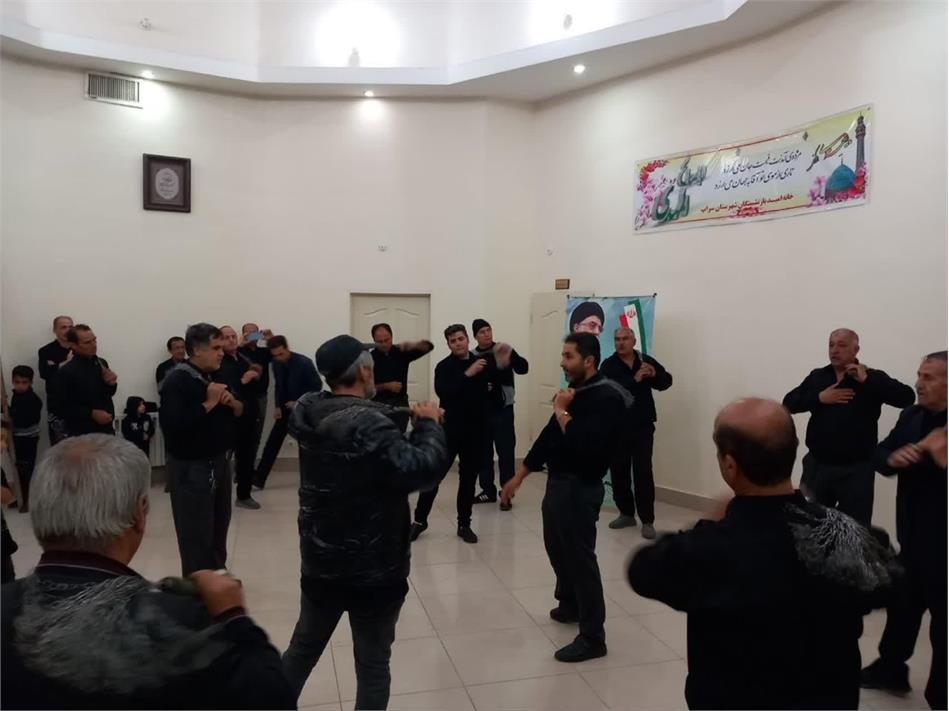 مراسم عزاداری سالار شهیدان در خانه امید سراب